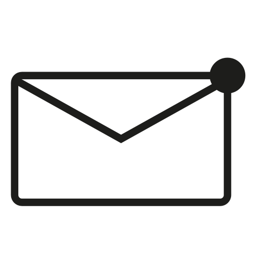 Dashboard, email, email notification, notification icon